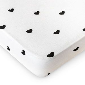 4Home jersey prestieradlo Srdiečka, 160 x 200 cm vyobraziť