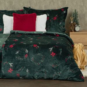 4Home Obliečky mikroflanel Poinsettia, 160 x 200 cm, 70 x 80 cm vyobraziť