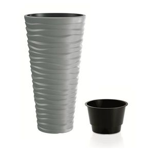 Prosperplast Kvetináč Sand Slim, sivá vyobraziť