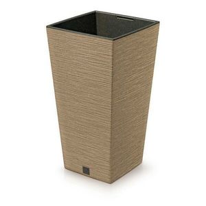Kvetináč FURU SQUARE ECO WOOD s vložkou 39, 5 cm, hnedá, L vyobraziť