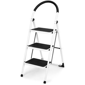 4Home Skladacie oceľové schodíky Steps, 3 stupne, 3 stupne vyobraziť