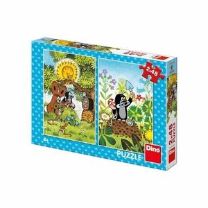Dino Puzzle Krtko 2x48 dielikov 18x26cm v krabici 27x19x4cm vyobraziť