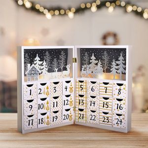 Solight LED adventný kalendár Kniha, 8x LED, 40 x 30 cm, 2x AAA vyobraziť