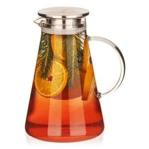 4Home Sklenený džbán s viečkom Jug Hot&Cool, 1, 8 l vyobraziť