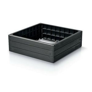 Vyvýšený záhon BASE WOODY antracit, 75, 6 x 25 x 75, 6 cm vyobraziť