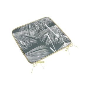 Bellatex Sedák Adela hladký Páperie sivá, biela, 40 x 40 cm vyobraziť