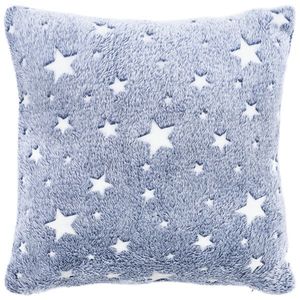 4Home Obliečka na vankúšik Stars svietiaca modrá, 40 x 40 cm vyobraziť