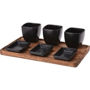Servírovací set Acacia Black, 7 ks vyobraziť
