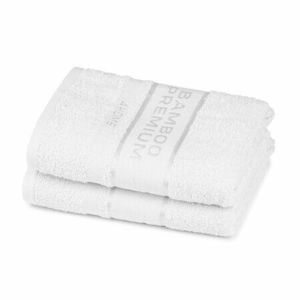 4home Uterák Bamboo Premium biela, 30 x 50 cm, sada 2 ks vyobraziť