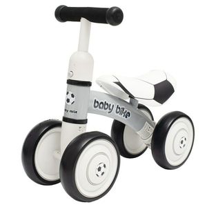 Baby Mix Detské odrážadlo Bike, čierno-biela vyobraziť