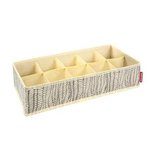 Tescoma Organizér na ponožky a bielizeň FANCY HOME, 40 x 18 x 10 cm, smotanová, S vyobraziť
