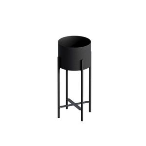 Kovový stojan na kvety GED-026, Mono black vyobraziť