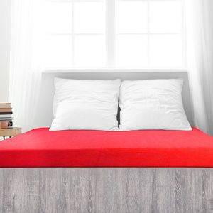 4Home froté prestieradlo Ideál červená, 90 x 200 cm vyobraziť