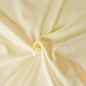 Kvalitex Saténové prestieradlo s gumou smotanová, 90 x 200 cm vyobraziť