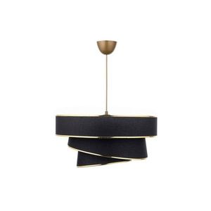 Závesný luster Couper - Black, Gold vyobraziť