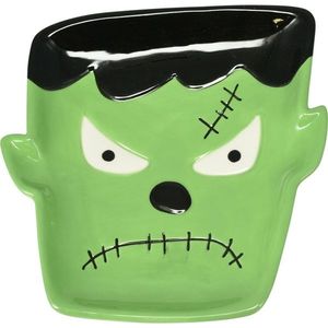 Dekoračný tanier na Halloween Frankenstein, 16 cm vyobraziť