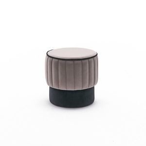 Taburet Rose Puf Grey vyobraziť