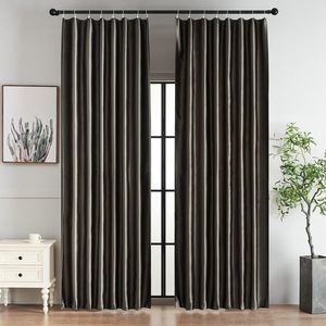 4Home Zatemňovací záves s krúžkami Cairo tmavohnedá, 150 x 250 cm vyobraziť