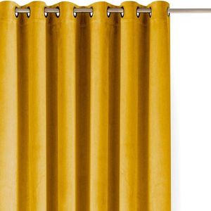 Zamatový dimout záves v horčicovej farbe 200x300 cm Velto – Filumi vyobraziť