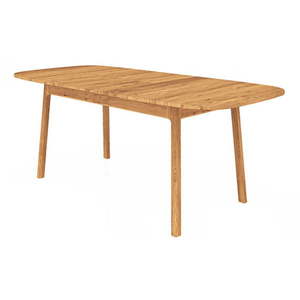 Jedálenský stôl z dubového dreva v prírodnej farbe 90x200 cm Twig – The Beds vyobraziť