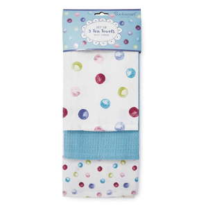 Bavlnené utierky v súprave 3 ks 45x65 cm Spotty Dotty – Cooksmart ® vyobraziť