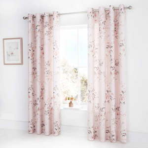 Ružové závesy v súprave 2 ks 168x183 cm Canterbury – Catherine Lansfield vyobraziť