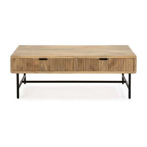 Konferenčný stolík z mangového dreva v prírodnej farbe 60x120 cm Mundra – MOME vyobraziť