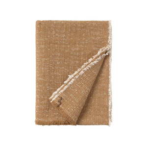 Okrovožltá bavlnená deka 130x180 cm Handloom – Lorena Canals vyobraziť