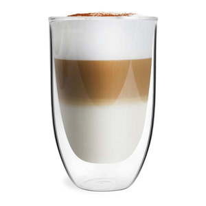 Dvojstenné/na latte sklenené hrnčeky v súprave 6 ks 350 ml – Vialli Design vyobraziť