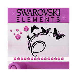 Samolepky na stenu 15 ks 3x3 mm Swarovski Elements – Ambiance vyobraziť