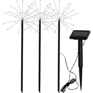 LED zapichovacie solárne vonkajšie svietidlá v súprave 3 ks (výška 40 cm) Firework – Star Trading vyobraziť