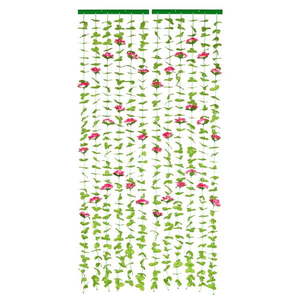 Červený/zelený záves do dverí 90x190 cm Roses – Maximex vyobraziť