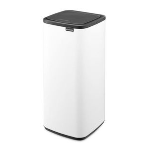 Biely dotykový oceľový odpadkový kôš 30 l Bo Touch – Brabantia vyobraziť