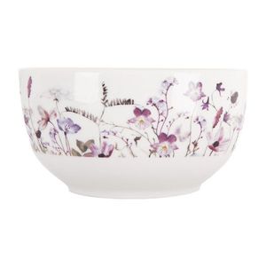 Biela/fialová porcelánová polievková miska 500 ml Louka – Orion vyobraziť