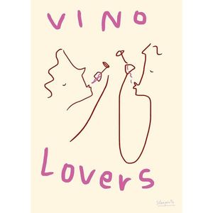 Plagát 50x70 cm Vino Lovers – Ruby Hughes – The Poster Club vyobraziť