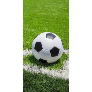 Zelená bavlnená detská osuška 70x140 cm Football – Jerry Fabrics vyobraziť