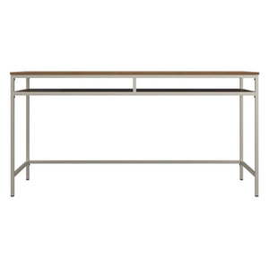 Pracovný stôl s doskou v dekore orechového dreva 51x153 cm Bradford – Støraa vyobraziť