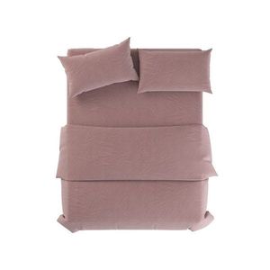 Staroružové ľanové obliečky na dvojlôžko 200x200 cm Blush – Native Natural vyobraziť