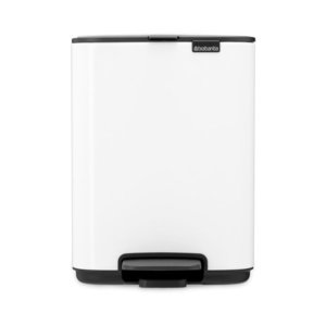 Biely pedálový oceľový odpadkový kôš 4 l Bo – Brabantia vyobraziť