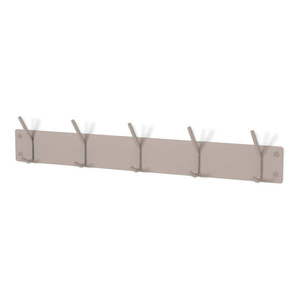 Taupe kovový nástenný vešiak 70 cm Fusion – Spinder Design vyobraziť