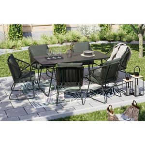 Ambia Garden ZOSTAVA ZÁHRADNÉHO NÁBYTKU kov, plast, sklo, textil vyobraziť