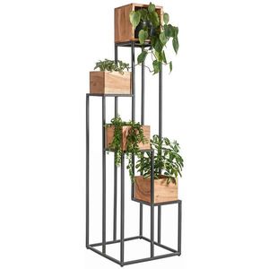 Ambia Home STOJAN NA KVETY akácia čierna, farba akácie vyobraziť