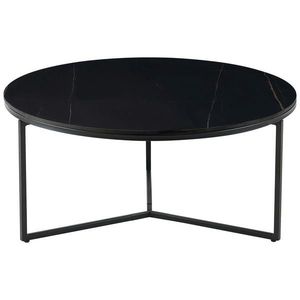 Livetastic KONFERENČNÝ STOLÍK, čierna, kov, keramika, 80/80/37 cm vyobraziť