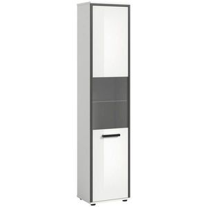 MID.YOU VYSOKÁ SKRINKA, biela s vysokým leskom, biela s vysokým leskom, 40/188/34 cm vyobraziť
