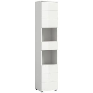 MID.YOU VYSOKÁ SKRINKA, biela s vysokým leskom, biela s vysokým leskom, 38/190/34 cm vyobraziť