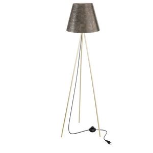 Stojacia lampa PLATINO zlatá 1x40W E27 zlaté tienidlo vyobraziť