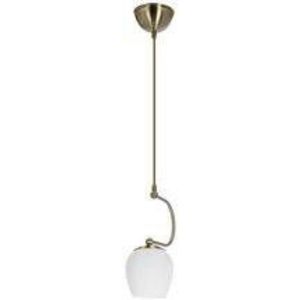 Závesná lampa Serano patina 1x60W E27 biele tienidlo vyobraziť