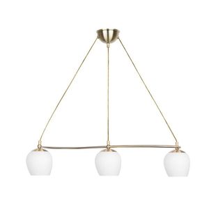 Závesná lampa Serano patina 3x60W E27 biele tienidlo vyobraziť