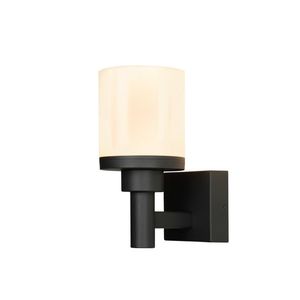 Nástenná záhradná lampa Saponia 17, 8x25cm čierna 12W LED IP65 vyobraziť