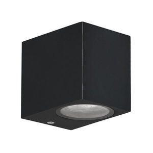 Záhradná fasádna lampa Nerium, krátka kocka, 9, 2x8cm, čierna, 1x35W, GU10, IP44 vyobraziť